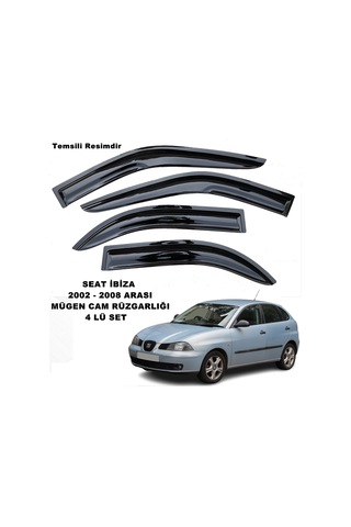 Seat İbiza Mügen Cam Rüzgarlığı 2002-2008 Arası 4 Lü Set - caraks
