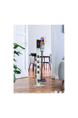 Dyson Uyumlu Dikey Süpürge Standı Beyaz Renk V15 - V12 - V11 - V10 - V8 Beyaz - 584031244