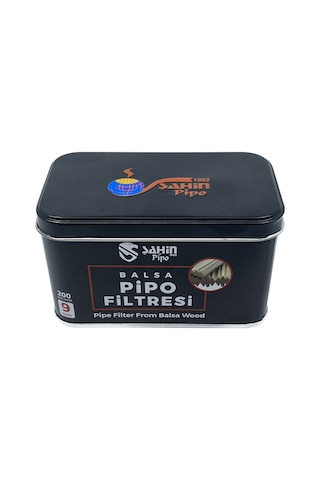 Şahin Pipo 9mm Balsa Ağacı Pipo Filtresi - 200 Adet Ekonomik Paket