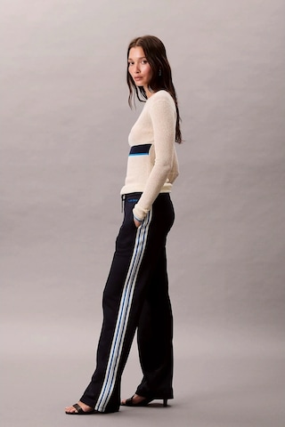 Calvin Klein Jeans Parlak Görünümlü Penye Eşofman Altı Kadın Siyah Eşofman Altı Lv144c239g-cef Mavi