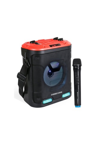 Magıcvoıce Mv-6005 Vhf El Mik-usb/sd/bt30 Watt Işıklı Taşınabilir