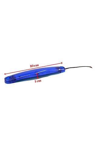 1 Adet Mavi Parmak Lamba 9 Led 12v 24v