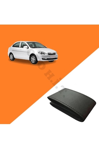 Hyundai Accent Era Uyumlu Deri Direksiyon Kılıfı Kaliteli Dikmeli Siyah