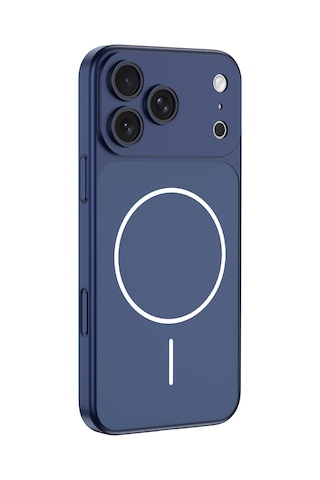 Techaks Apple Uyumlu iPhone 16 Pro Max Kılıf Tchs M-safe Şarj Özellikli Kamera Korumalı Spark Kapak - Gümüş Gümüş