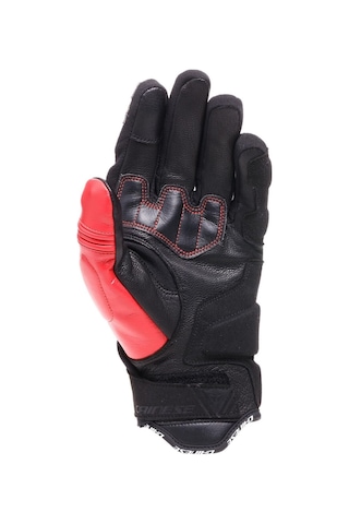 Dainese Reacto Karbon Yazlık Kısa Eldiven Siyah-lava Kırmızı