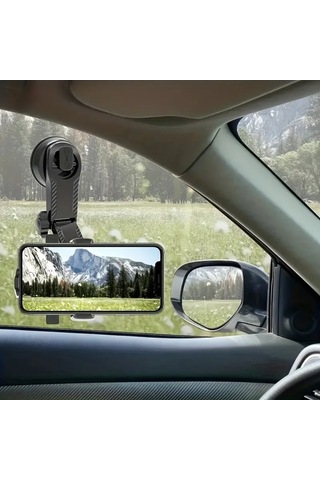 360 Derece Dönebilen Vakumlu Araç Telefon Tutucu