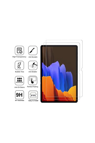 Galaxy Uyumlu Tab S7 Plus T970 Fuchsia Tablet Blue Nano Screen Protector