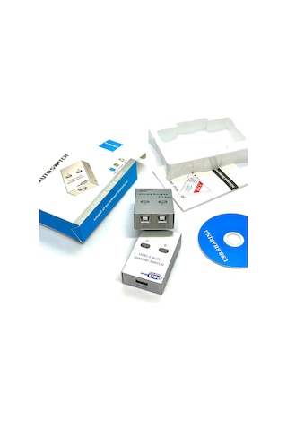2 Port Usb Sharing Switch Usb Çoklayıcı Seçici Usb Auto Swıtch