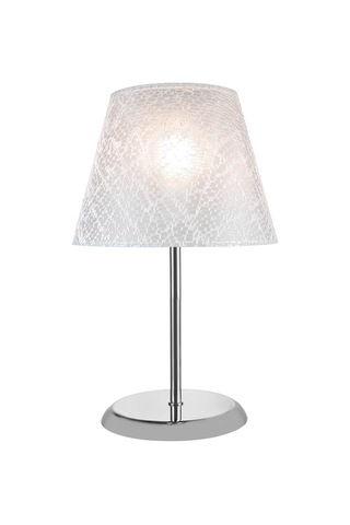 Sarah Abajur Krom Ayak / Beyaz File Şapka Diğer