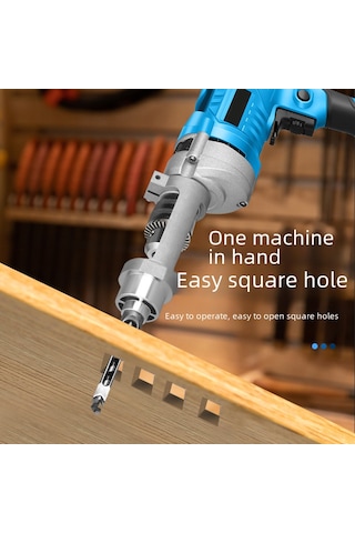 Kangvka Ahşap İşleri İçin Karesi Delik Açıcı, Hassas Delme, Dayanıklı Malzeme, Profesyonel Ve Dıy Kullanıma Uygun, Kompakt Tasarım