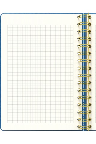 Melimelek Kareli Defter Mor Bez Ciltli - Ceyda Düvenci Mavi