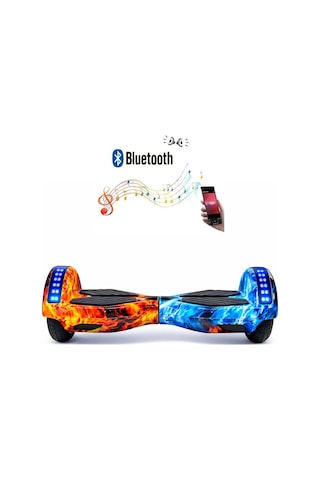 Citymate Smart Balance Elektrikli Kaykay Hoverboard 8.5inch + Hoverkart Set Akıllı Denge Ledli Bluetooth D10
