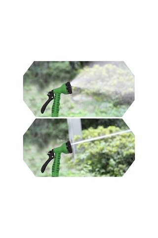 Besthome1 30 Metre Genişletilebilir Yüksek Basınçlı Turuncu Hortum - Bahçe Araç Yıkama Seti Turuncu