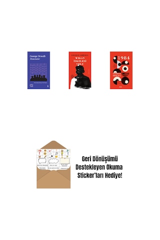 Everest Açıkhava 24 - Denemeler + Wigan İskelesi Yolu Ciltli + 1984 Ciltli + Okuma Sticker'ları