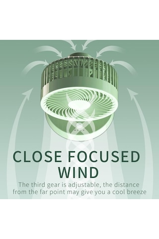 Mini Masa Fanı, 3 Hızlı Usb Powered Masaüstü Fan, Ev Ofisi İçin Küçük Soğutma Fanı