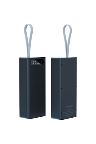 Tongxida 16x18650 Pil Powerbank Dıy Ayrılabilir Lcd Ekran Kutusu Siyah