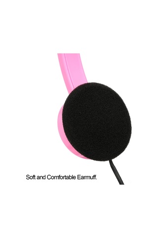 Shineyee Kubıte T-111 Kulaküstü Kablolu Kulaklık 3.5mm - Katlanabilir, Hafif 60g , Ses Yalıtımı, Müzik Ve Oyun İçin - Kırmızı