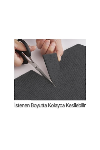 Beylini Tırmalama Halısı Yapışkanlı Mobilya Koruyucu Mat Antrasit