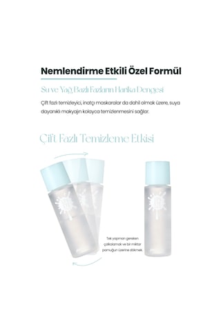 Peripera Hyalüronik Asit İçerikli Göz ve Dudak Makyaj Temizleyici 100 ML