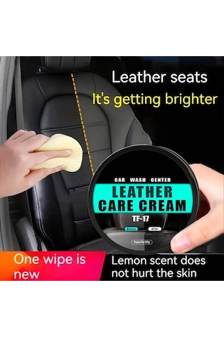 Araba Deri Koltuk Bakım Kremi İç Deri Temizleme Bakım Bakım Kaplama Temizleme Kremi 50g,jwcwsq