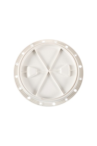 A5943 8 İnç Tekne / Yat Yuvarlak Güverte Kapağı Kapak Kılıfı Vidalı