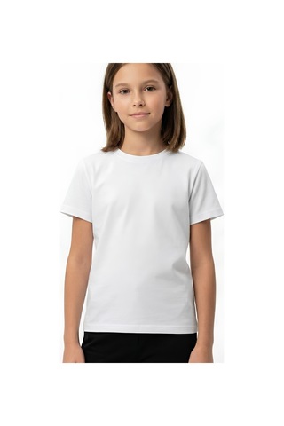 Modanıno Kız Çocuk 2'li T-shirt Geniş Kalıp Ve Basic 6-14 Yaş 12692ds Siyah