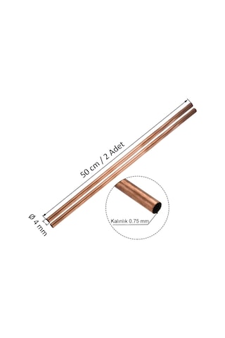 4 Mm Bakır Boru Saf Iç Çap 3 Mm 437678416