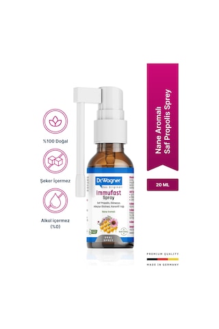 Dr. Wagner Immufast Doğal Ağız ve Boğaz Spreyi 20 ML