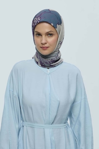 Moda Kaşmir Şakayık Desen Bambu Eşarp İ Ğde