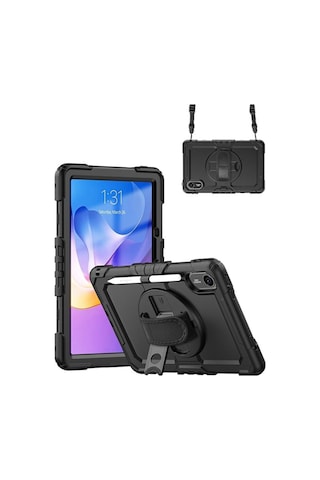 Xiaomi Redmi Pad 2 11 İnç 2025 Tablet Kılıfı Askılı Standlı Defender Yüksek Koruma Zırh Kapak