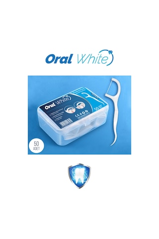 Oral White Cleaning Pro Diş İpi Sade 50'li