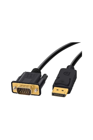 Maxgo 3001 Display Port To Vga Kablo Display Vga Dp To Vga 1.8m Displayport Erkek Vga Erkek Kablo