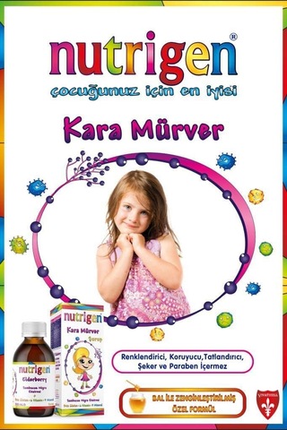 Elderberry Kara Mürver, Beta-glukan, Bal Şurup 200 Ml
