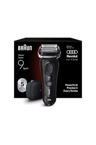Braun Series 9 Sport Elektrikli Tıraş Makinesi, Islak Ve Kuru, 60 Dakikaya Kadar, 9110s