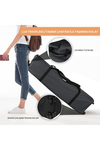 Kingcamp Banyan Double Çift Kişilik Katlanır Kampet Portatif Kamp Yatağı Siyah