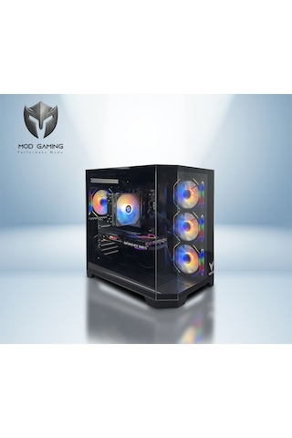 Mod Gaming Vento Vortex MG-V12B R7-5700X 16 GB 1 TB SSD 16 GB RTX5060Ti Free Dos Masaüstü Oyuncu Bilgisayarı