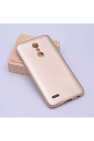 LG Uyumlu K11 Kılıf Zore Premier Silikon Kapak Gold