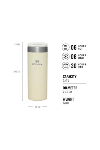 Stanley Aerolight Transit Mug Cream Metallic 0,47lt