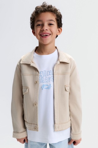 Nk Kids Erkek Çocuk Brave Ceket Nk-41507 Krem