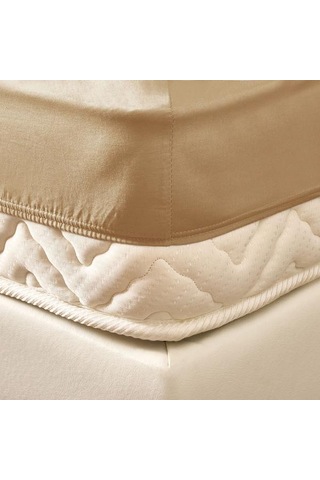 Evidea Soft Tek Kişilik Lastikli Çarşaf - Sütlü Kahverengi - 100x200 Cm Sütlü Kahverengi