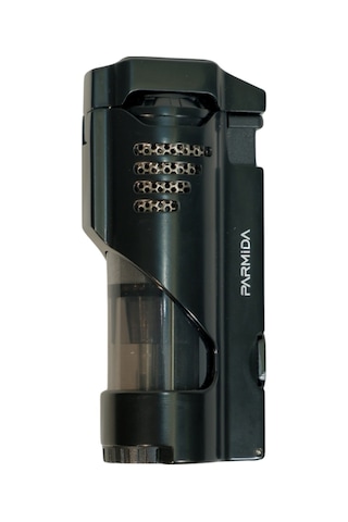 Parmida 3 Torch Pürmüz Delicili Siyah Metal Puro Çakmağı - Tr9517