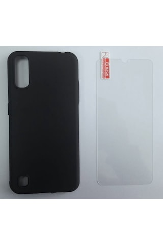 Samsung Uyumlu A01 Yumusak Slikon Kilif+Kirilmaz Ekran Koruyucu 415713677