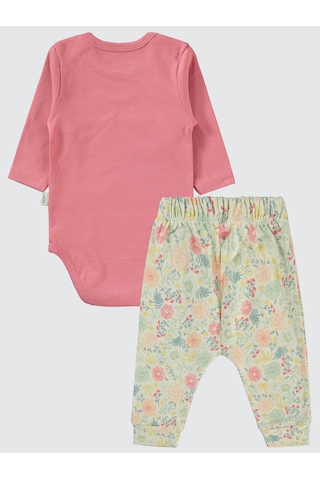 Civil Baby Kız Bebek 3'lü Takım 6-18 Ay Gül Gül Gül Kurusu