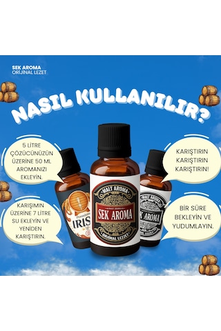 Sek Aroma Red Hazır Karışım Malt Kiti - Red Malt Aroması 10 x 50 ML