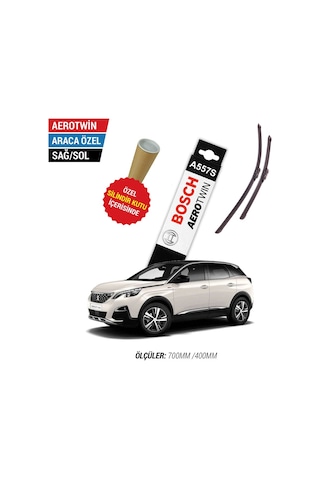 Peugeot 3008 Silecek Takımı 2017-2021 Bosch Aerotwin A557S