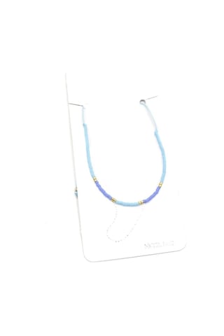 Kum Boncuk Halhal - Mavi Çok Renkli