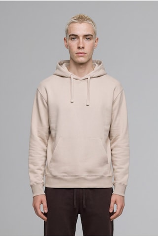 Defacto Regular Fit Kapüşonlu İçi Yumuşak Tüylü Kanguru Cepli Basic Sweatshirt X8283az26aubg106 Bej-bg106