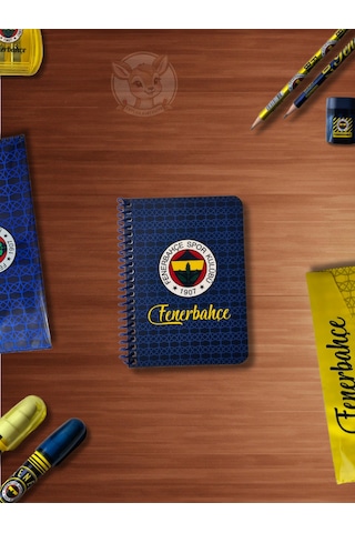 Fb Fenerbahçe Taraftar Not Defteri 72 Yaprak Çizgili Ödev Defteri Lacivert