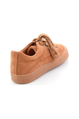 Bambi Camel Hakiki Deri Kadın Casual Ayakkabı K01331780902