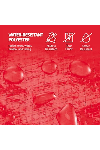 Neevoyu Kırmızı 7ft Altı Noel Ağacı Depolama Çantası - Su Geçirmez, Toz Proof, Çift Reçme, Taşınabilir Polyethylene Malzeme Kırmızı